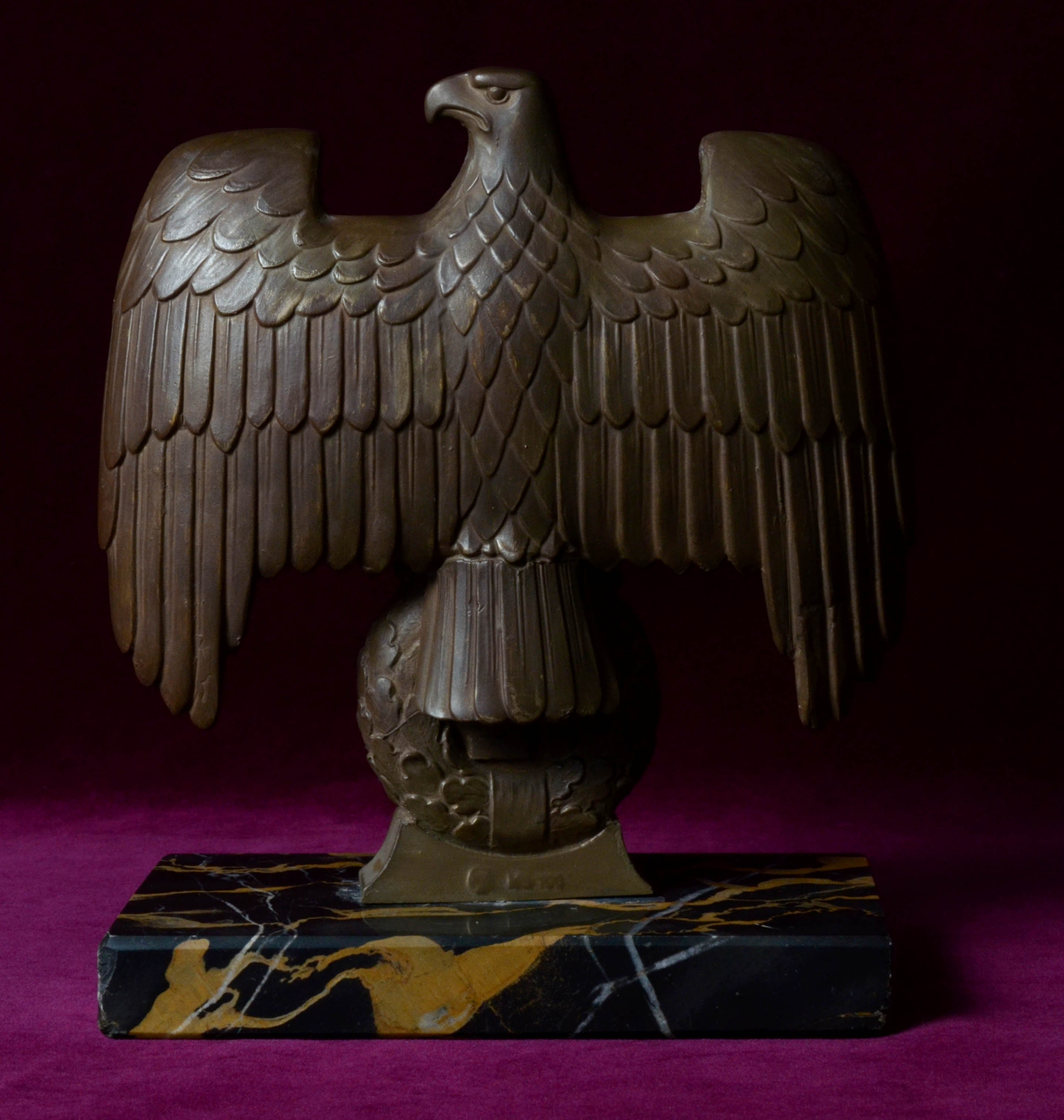Nuremberg Desk Eagle & Swastika.